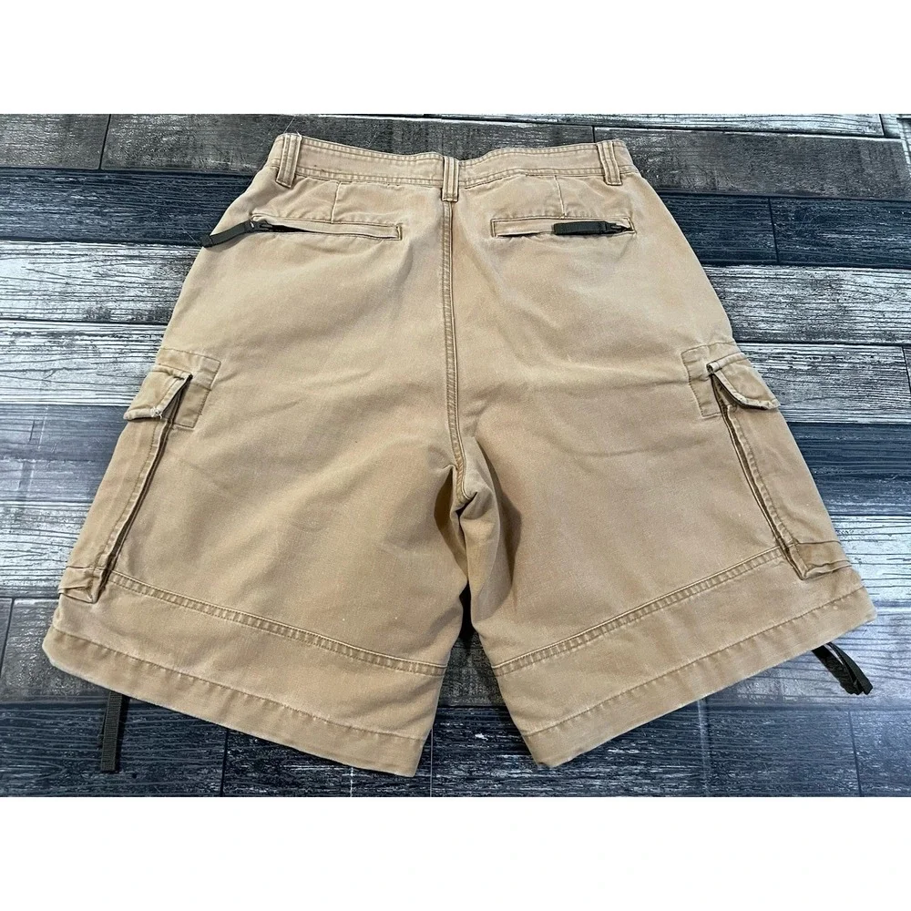 American Eagle‎ Longboard Cargo Shorts Men's 31 Brown Y2K Utility Skater